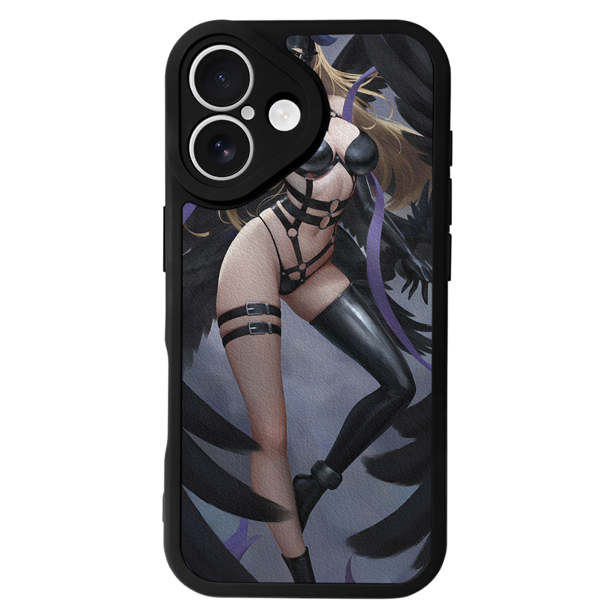 （画像用） Digimon デジタルモンスター/デジモン 【iPhone 16シリーズ対応】シリコンスマホケース（レザー調） 材質：シリコン